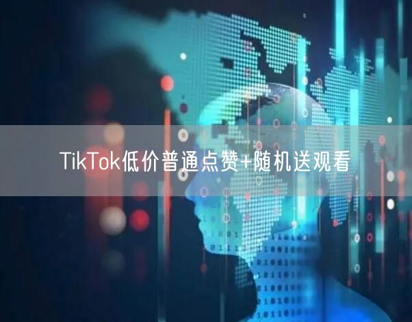 TikTok低价普通点赞+随机送观看