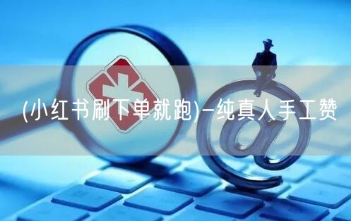 (小红书刷下单就跑)-纯真人手工赞