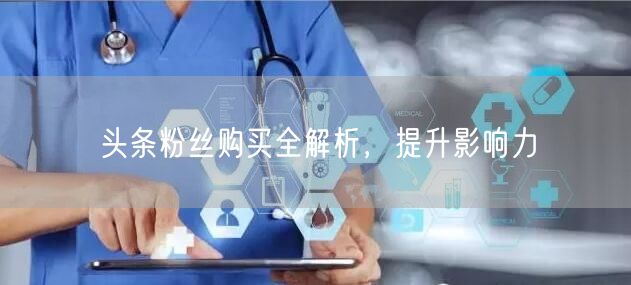 头条粉丝购买全解析，提升影响力