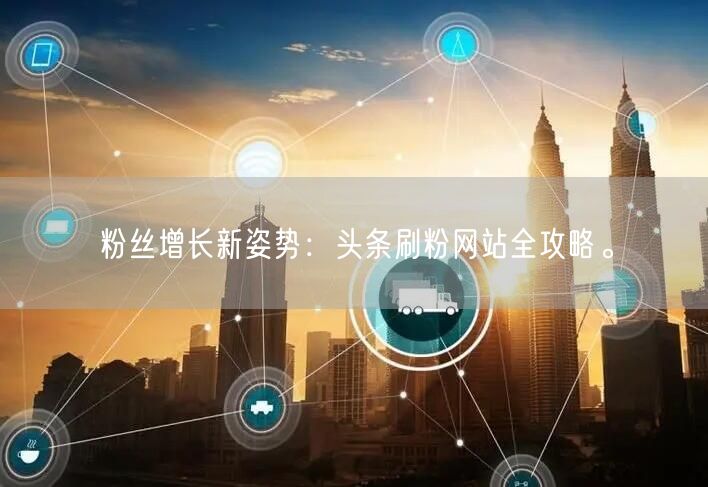 粉丝增长新姿势：头条刷粉网站全攻略。