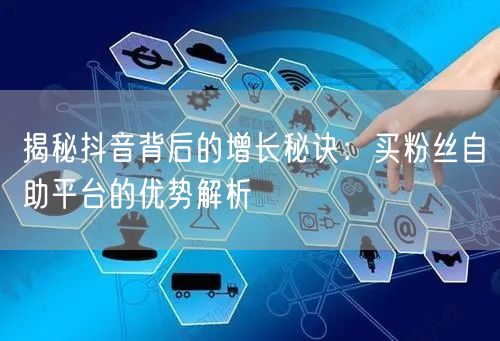 揭秘抖音背后的增长秘诀：买粉丝自助平台的优势解析