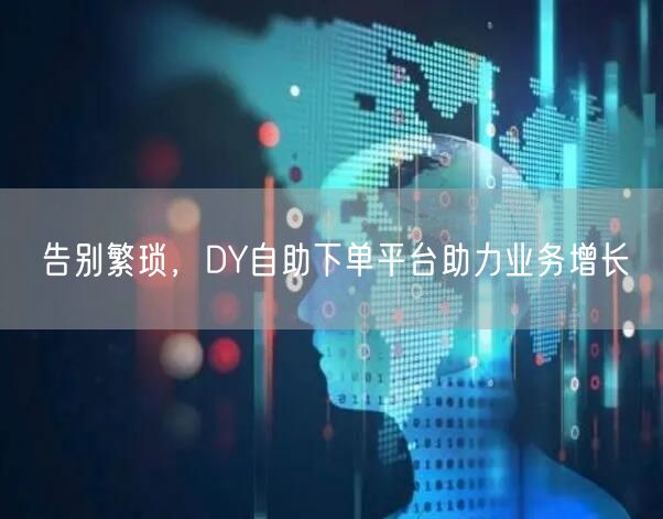 告别繁琐，DY自助下单平台助力业务增长